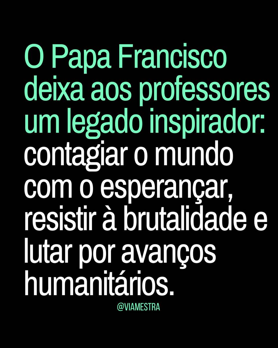 Os profetas partem, restam os professores