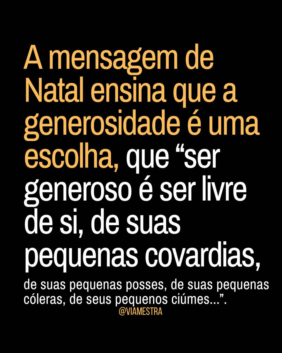 Natal não é para ser teórico