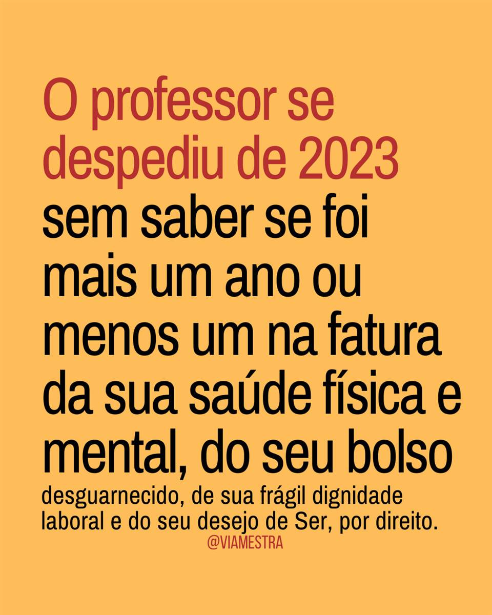 Você é novo aqui? Então saiba que às segundas posto trechos da minha coluna no @jornaldacidadegv onde escrevo sobre o adoecimento docente e o mal-estar escolar.