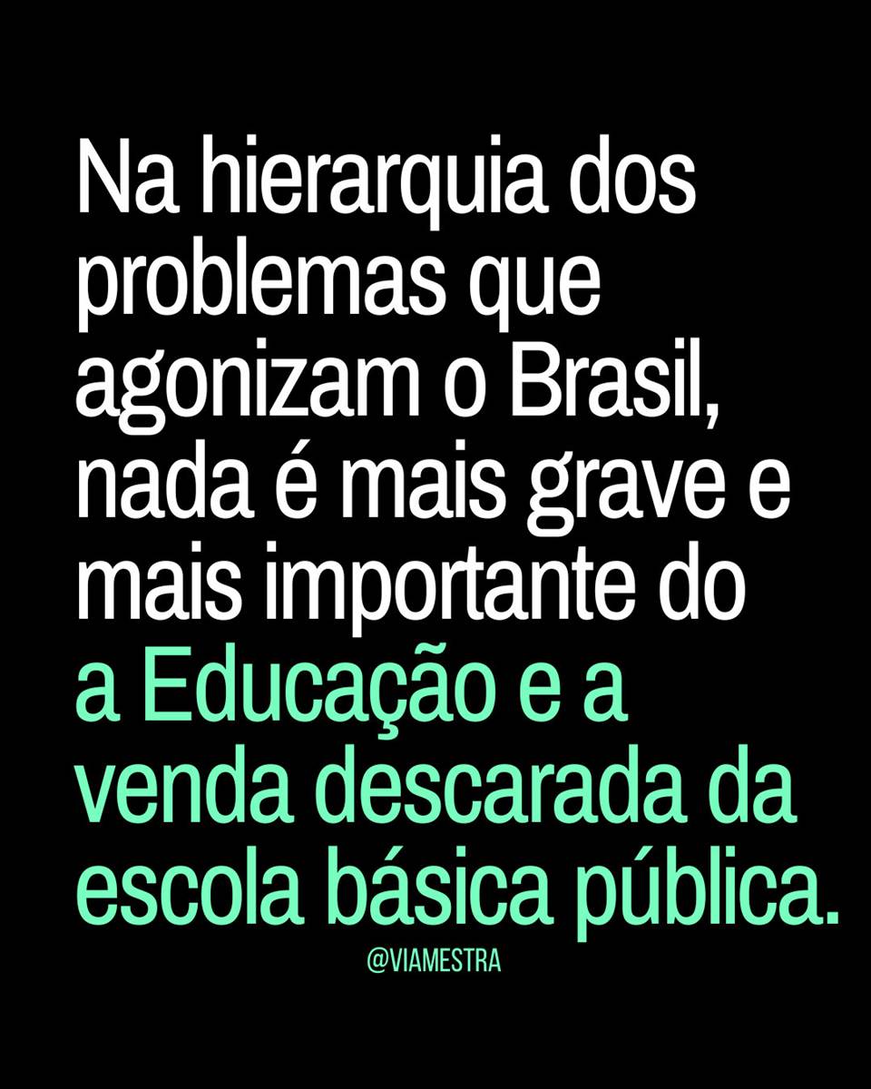 Toda segunda posto trechos da coluna no jornal, onde escrevo sobre o mal-estar docente e escolar. Hoje falo da educação pública/gratuita como direito.