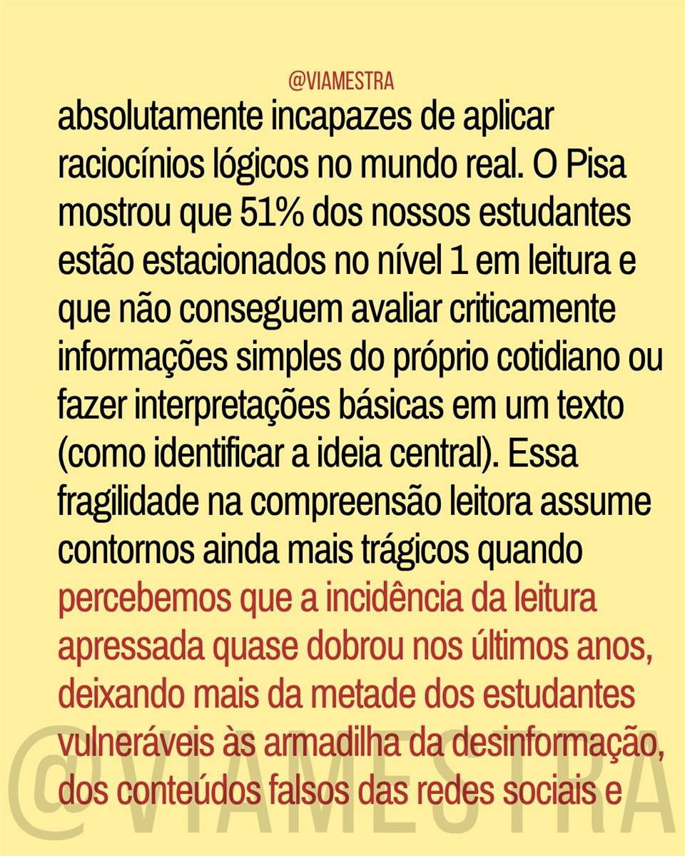 O Brasil no PISA/2025: entre o cinismo das manchetes e o empate com nações em crises humanitárias e conflitos geopolíticos (8/10)