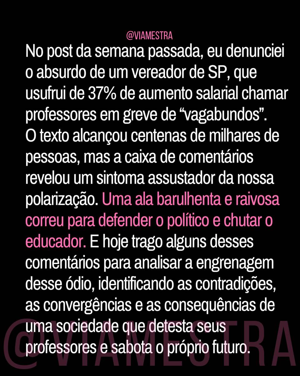 Por que grande parte da sociedade brasileira decidiu premiar o escárnio e punir o giz? (2/10)