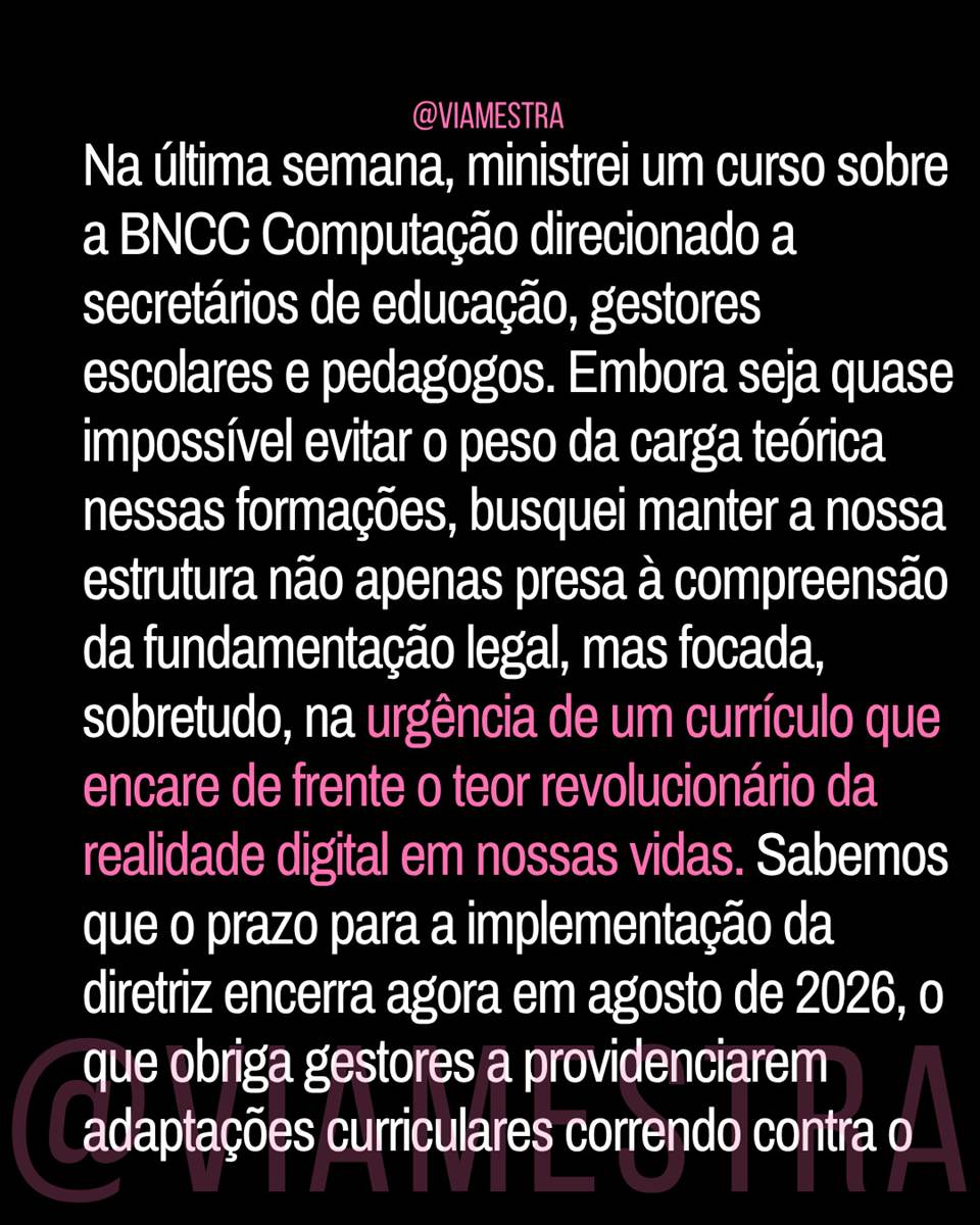 Nativos digitais ou consumidores passivos? A urgência do Eixo 2 da BNCC Computação nas escolas. (2/10)