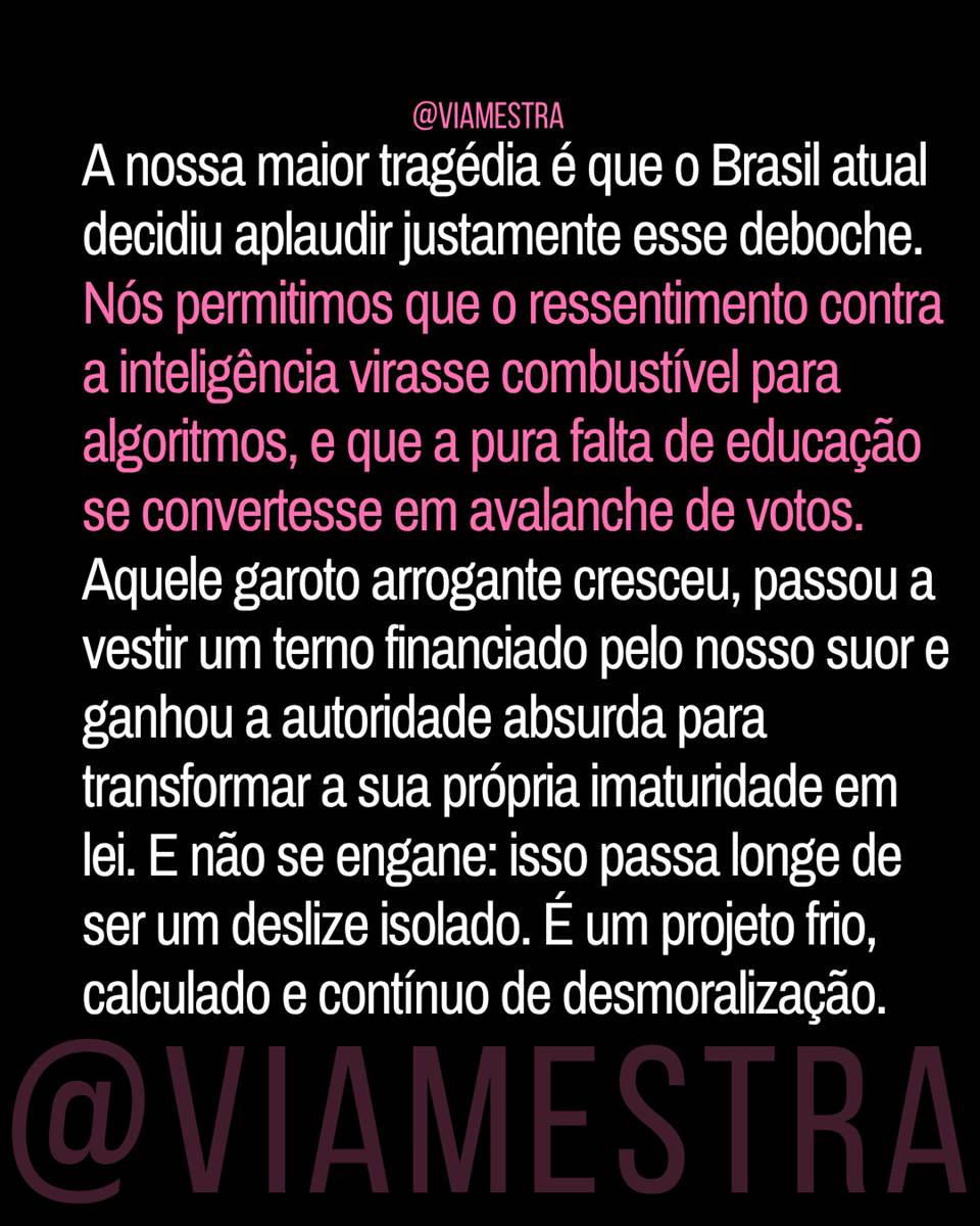 Por que a educação está nas mãos dos inimigos do conhecimento? (7/10)