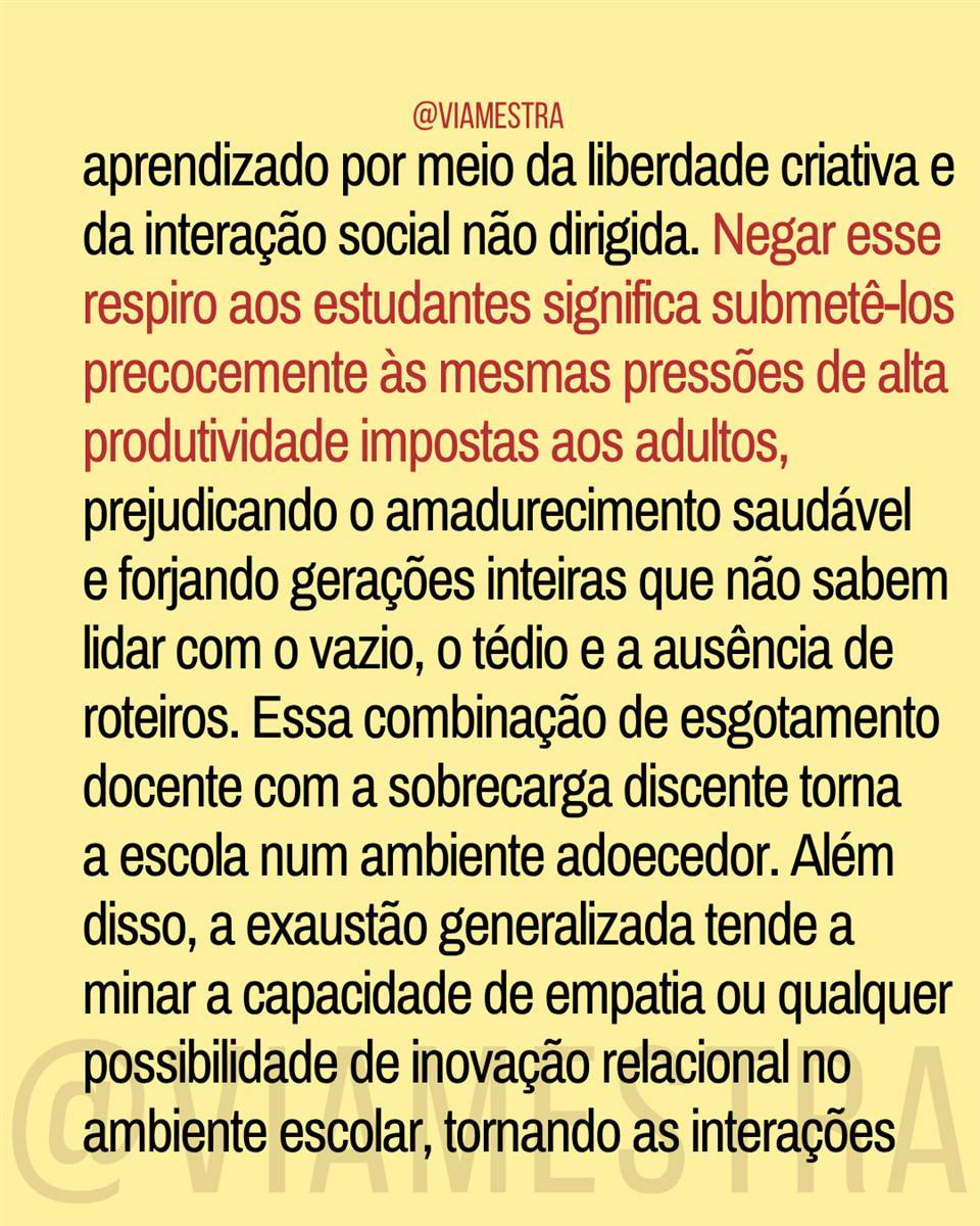 O roubo do recesso escolar e a ditadura do calendário (8/10)