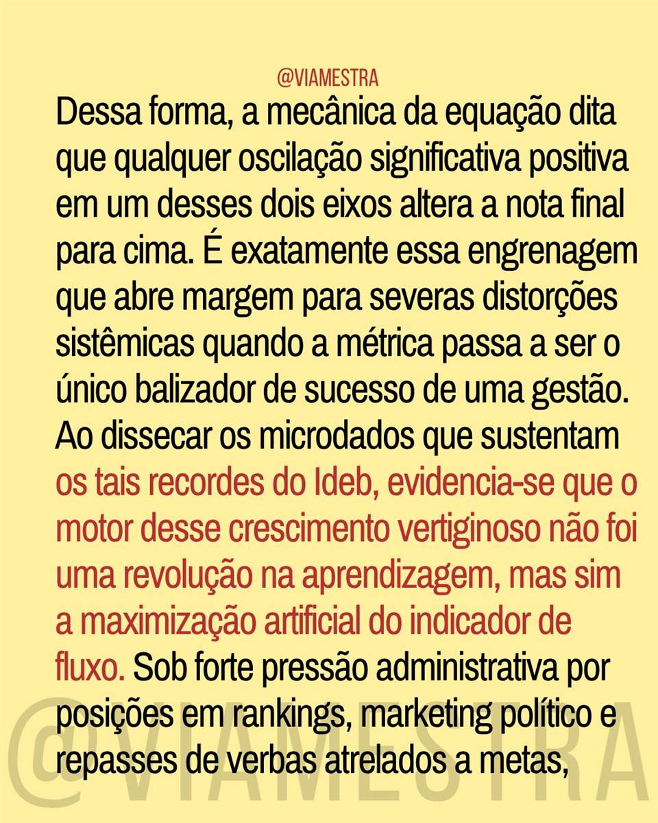 A ilusão dos recordes: o abismo entre o IDEB e o chão da escola (4/10)