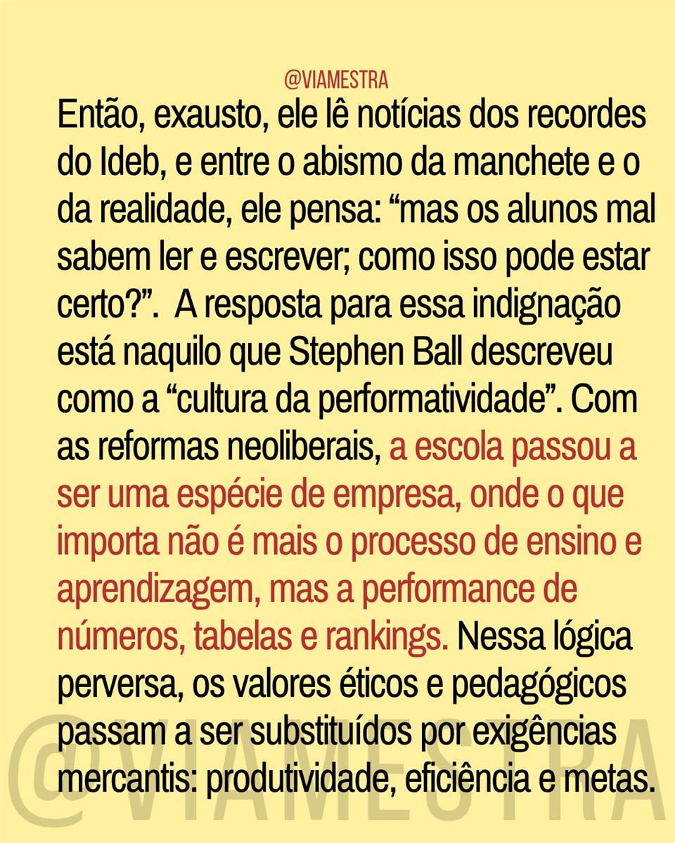 A ilusão dos recordes: o esvaziamento do ensino e o adoecimento ético docente (Parte 2) (10/10)