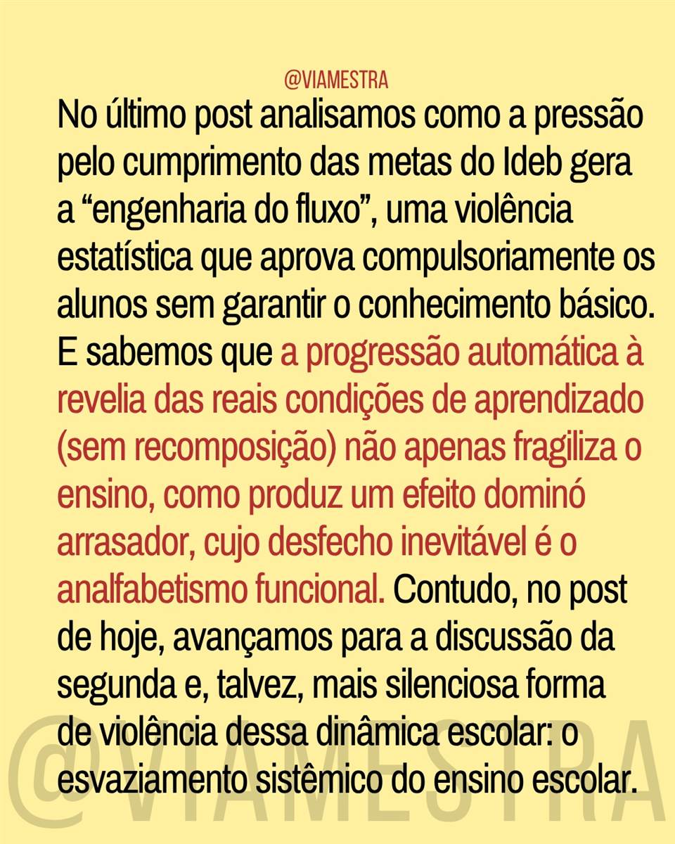 A ilusão dos recordes: o esvaziamento do ensino e o adoecimento ético docente (Parte 2) (2/10)