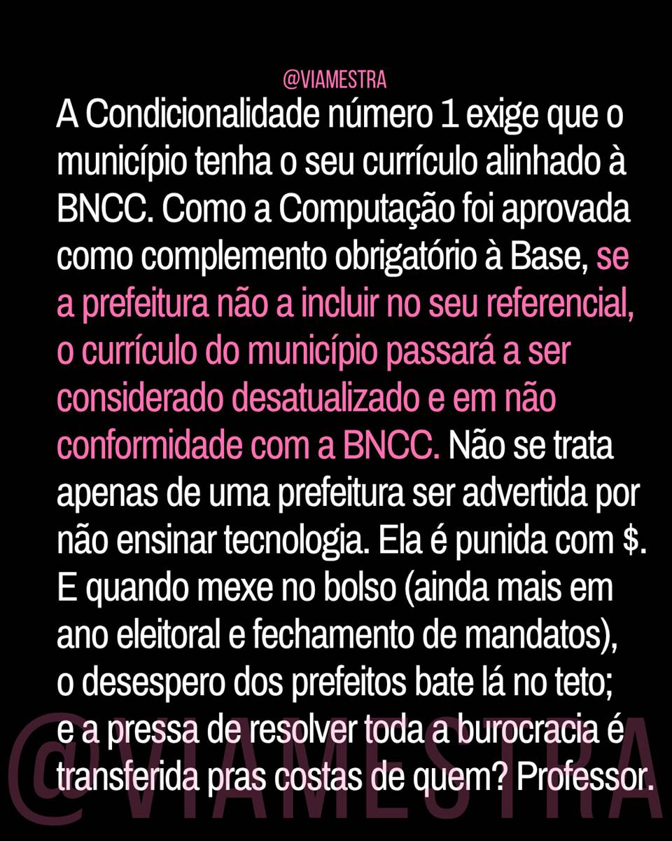 Professor(a), a BNCC Computação caiu no seu colo ou você nem a viu? (10/10)