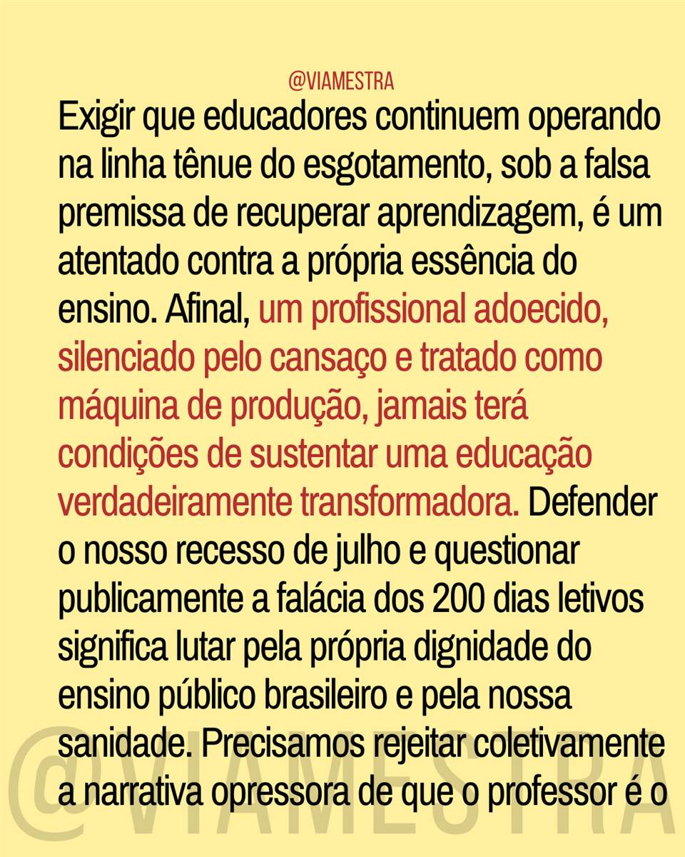 A ilusão matemática do calendário: por que mais dias letivos não salvam a educação? (9/10)