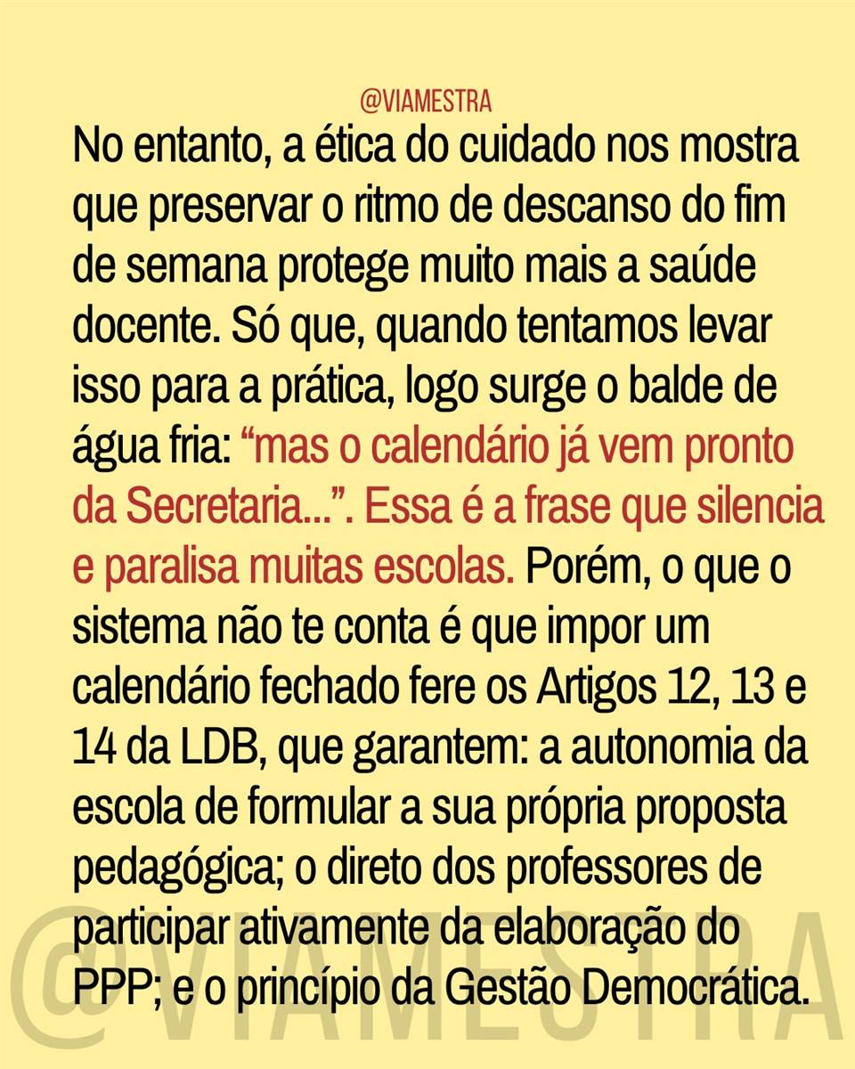 Como LDB e PPP podem extinguir os sábados letivos (8/10)