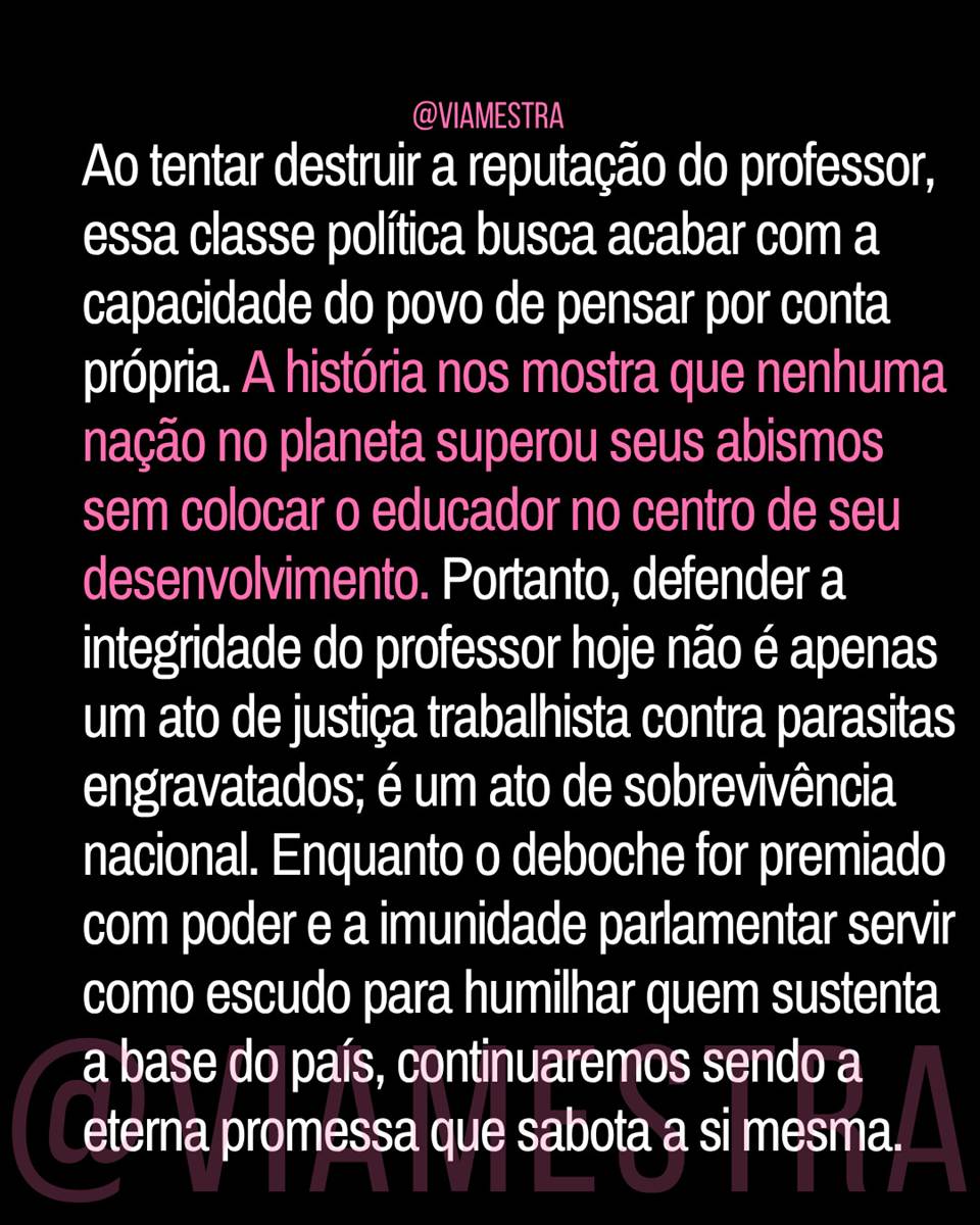 Por que a educação está nas mãos dos inimigos do conhecimento? (10/10)