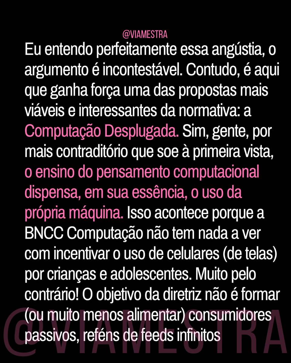 Professor(a), a BNCC Computação caiu no seu colo ou você nem a viu? (5/10)
