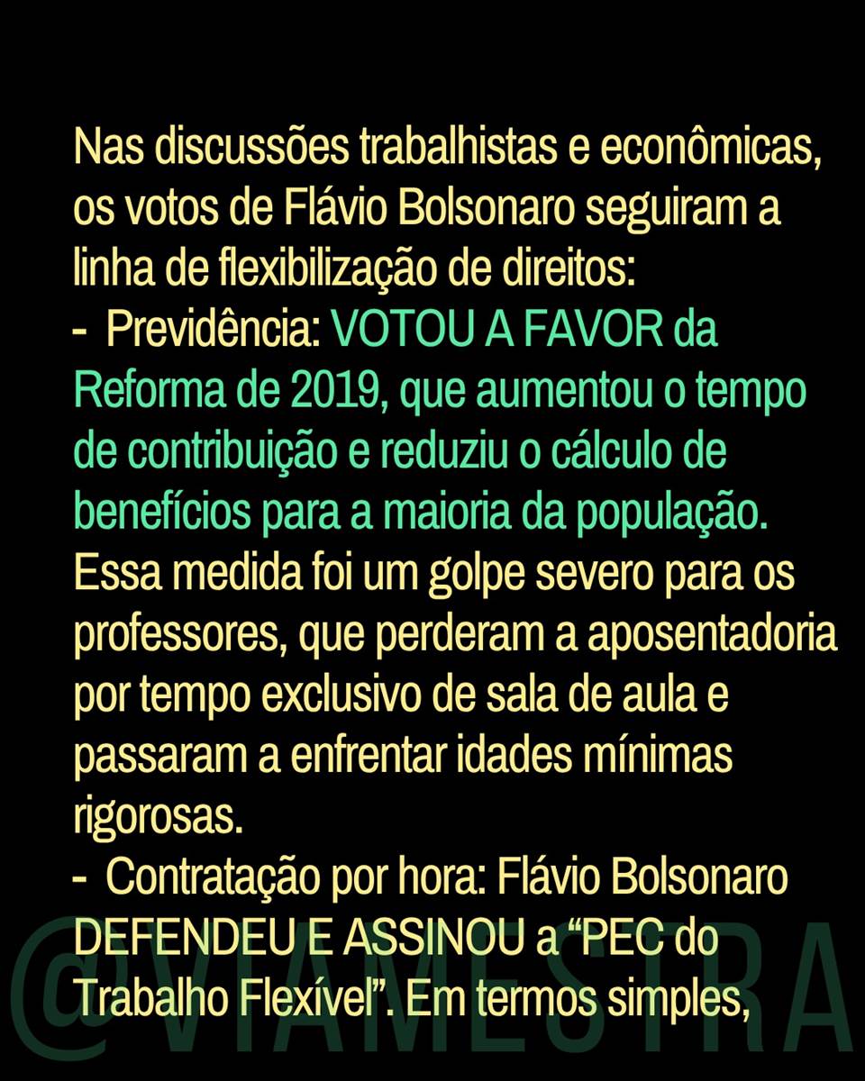 O que os candidatos a Presidência construíram para o Brasil? Parte 1: Flávio Bolsonaro (8/10)