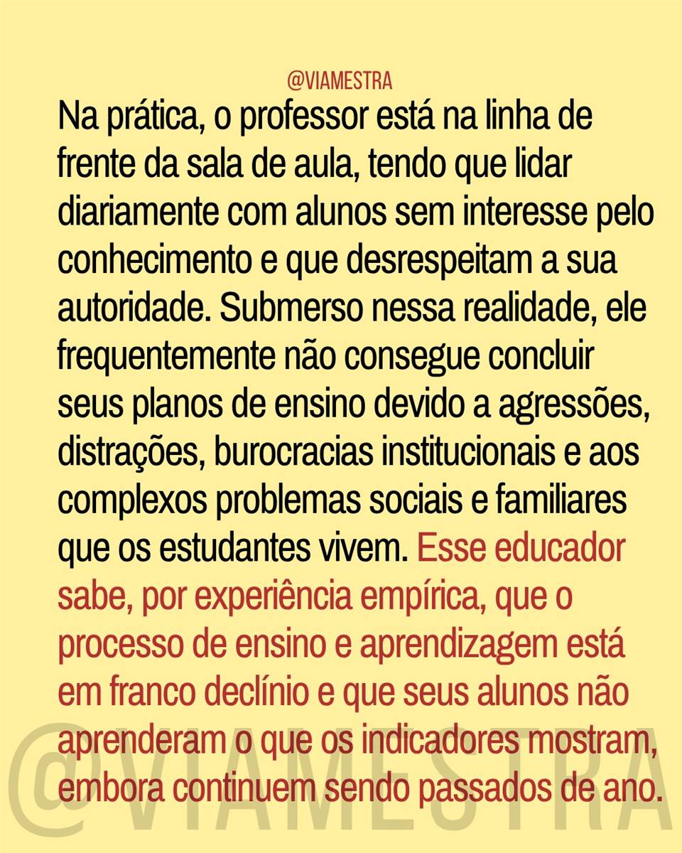 A ilusão dos recordes: o esvaziamento do ensino e o adoecimento ético docente (Parte 2) (9/10)