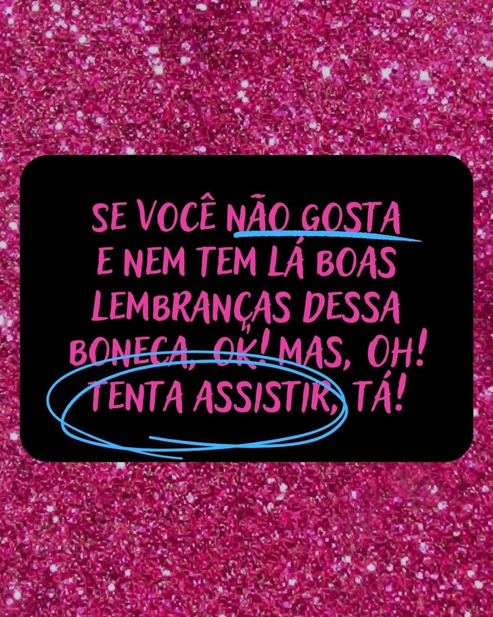 Eu não resisti! Mal dou conta de fazer um post por semana, cá estou eu publicando a Barbie, o pink e o entretenimento. Por que? (3/10)