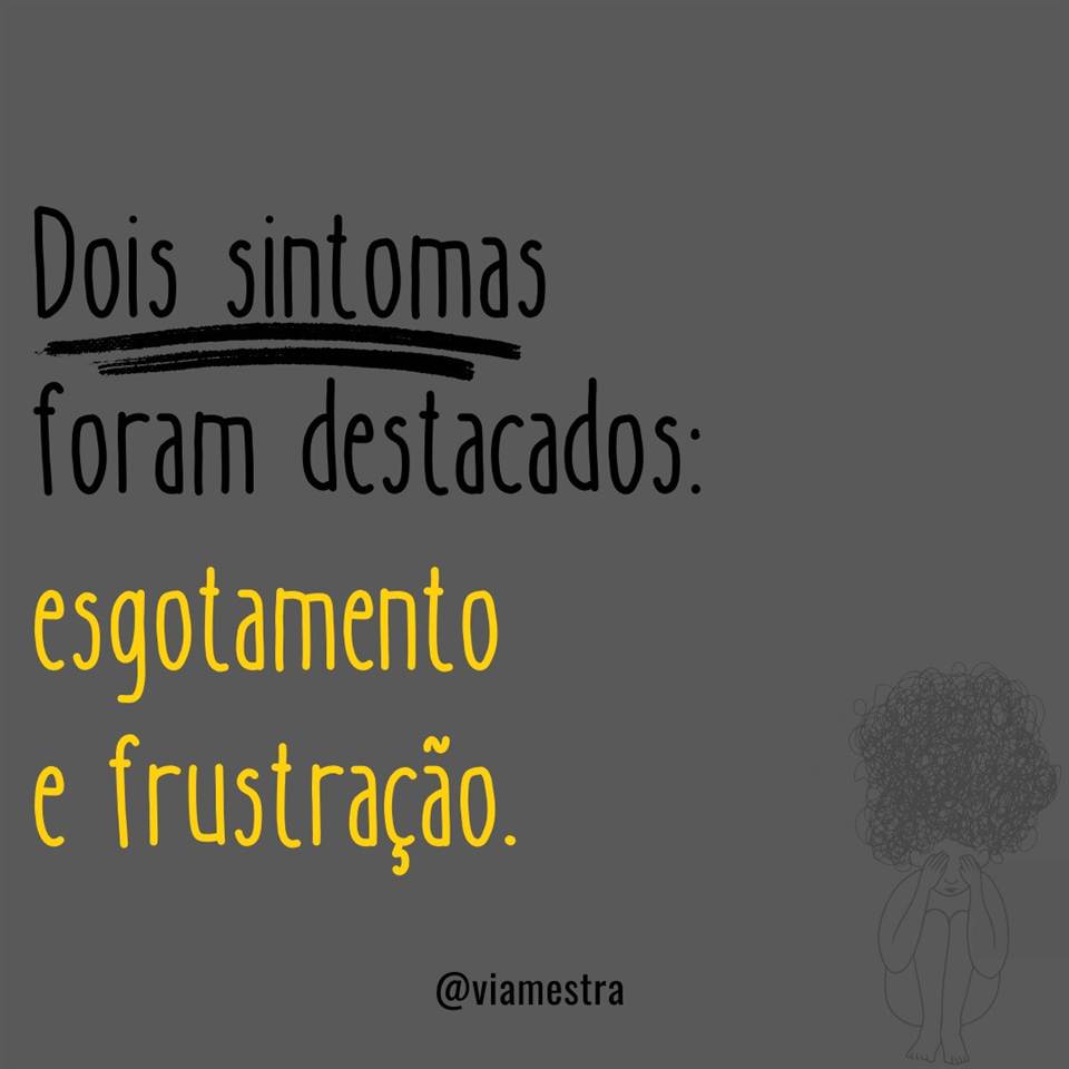 Estamos apresentando o resultado de uma série de pesquisas que abordam e apresentam dados sobre o estresse docente associado à síndrome de burnout. (5/10)