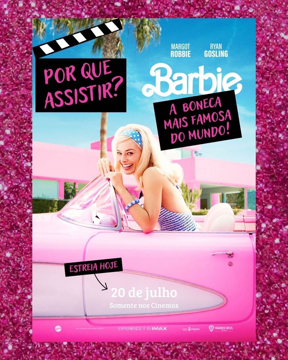 Eu não resisti! Mal dou conta de fazer um post por semana, cá estou eu publicando a Barbie, o pink e o entretenimento. Por que? (1/10)