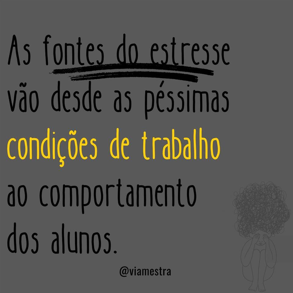 Estamos apresentando o resultado de uma série de pesquisas que abordam e apresentam dados sobre o estresse docente associado à síndrome de burnout. (6/10)