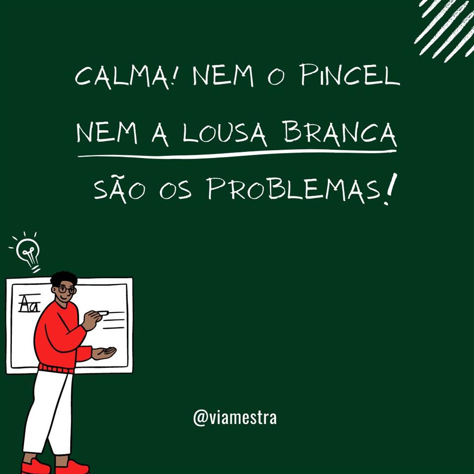 Ontem eu conversava com um grupo de educadores de São Paulo sobre políticas públicas que, ora resolvem problemas, ora criam outros. Num instante algo é resolvido, noutro algo é piorado. Na reunião falamos do giz, das doenças, dos transtornos mentais que acometem a sociedade pós-moderna e sacrifica determinados profissionais, no caso, nós professores. (3/10)