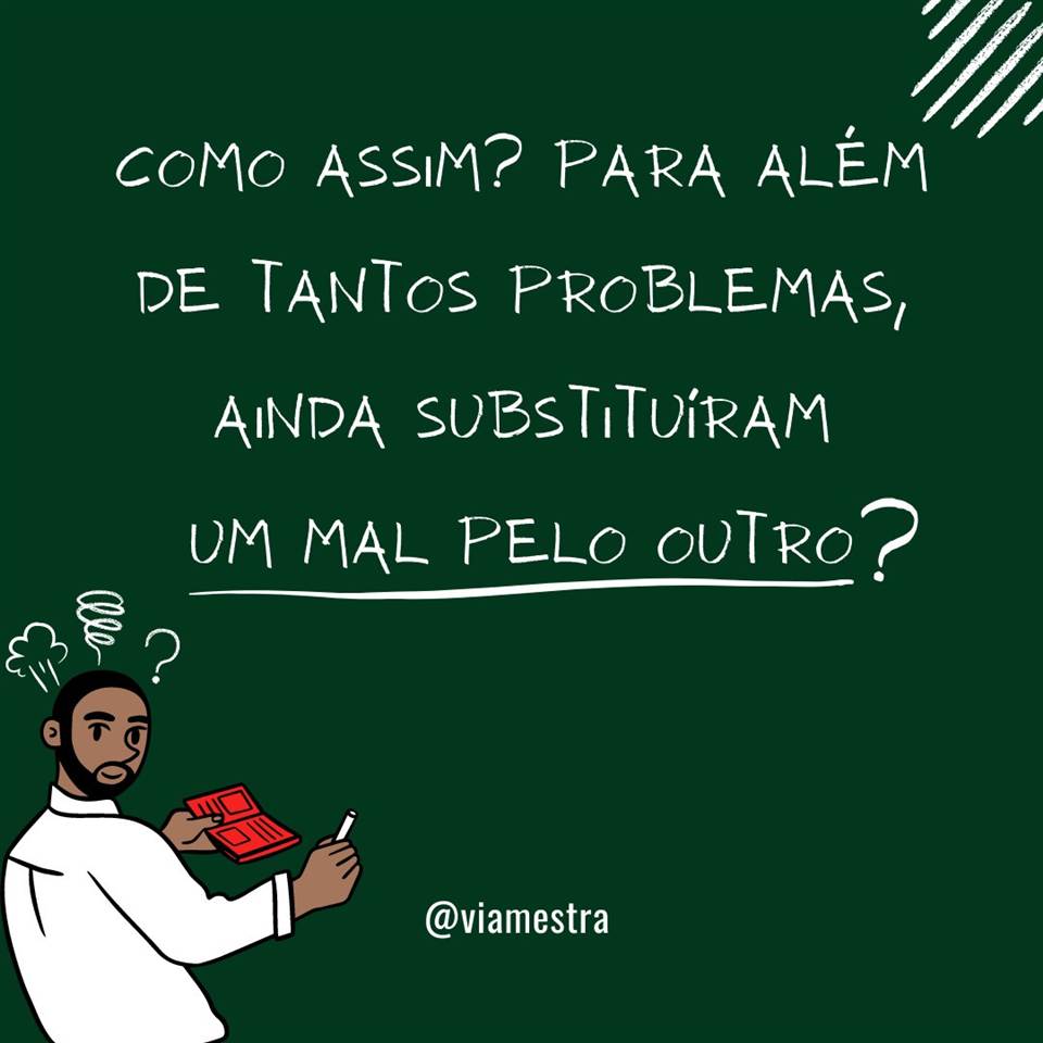 Ontem eu conversava com um grupo de educadores de São Paulo sobre políticas públicas que, ora resolvem problemas, ora criam outros. Num instante algo é resolvido, noutro algo é piorado. Na reunião falamos do giz, das doenças, dos transtornos mentais que acometem a sociedade pós-moderna e sacrifica determinados profissionais, no caso, nós professores. (2/10)