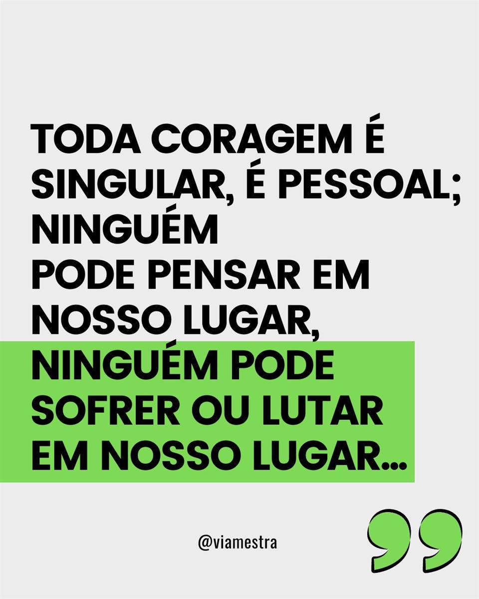 Para homenagear os Profissionais da Educação escolhi uma virtude que representa o mais famoso conceito destinado aos heróis: a coragem. Busquei refletir a coragem a partir das abordagens filosóficas presentes no livro “Pequeno tratado das grandes virtudes”, obra-prima (belíssima) do filósofo francês André Comte-Sponville; que reuniu 18 virtudes (objeto de análise) que nos fazem pensar, em como cada uma delas nos faltam. (9/10)