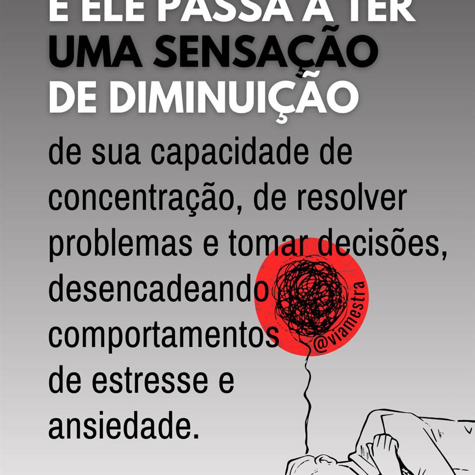 Neste post, a Síndrome de Burnout - PARTE II, prosseguimos com os estudos sobre este mal que tem acometido, com grande frequência, os profissionais da educação. Hoje buscamos explicar as três dimensões que constituem a doença e dão contornos que especificam as características, ao que de fato, apresenta e sente um trabalhador com Burnout. (9/10)