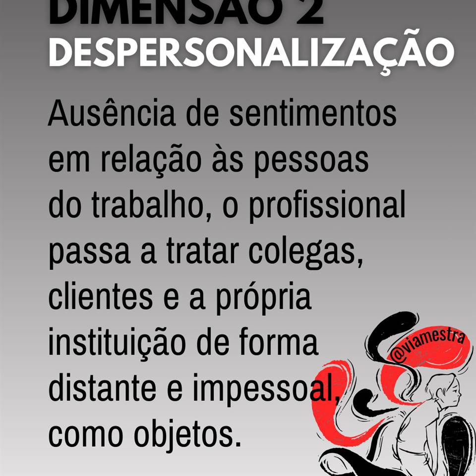Neste post, a Síndrome de Burnout - PARTE II, prosseguimos com os estudos sobre este mal que tem acometido, com grande frequência, os profissionais da educação. Hoje buscamos explicar as três dimensões que constituem a doença e dão contornos que especificam as características, ao que de fato, apresenta e sente um trabalhador com Burnout. (5/10)