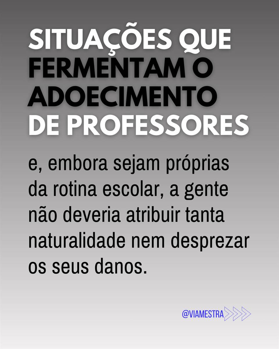 A Síndrome do Esgotamento Laboral ou simplesmente Burnout é uma psicopatologia que representa o estado final de diferentes formas de estresse no ambiente de trabalho. É impossível pensar ou falar na Educação, sem considerar o esgotamento laboral dos educadores. (2/10)