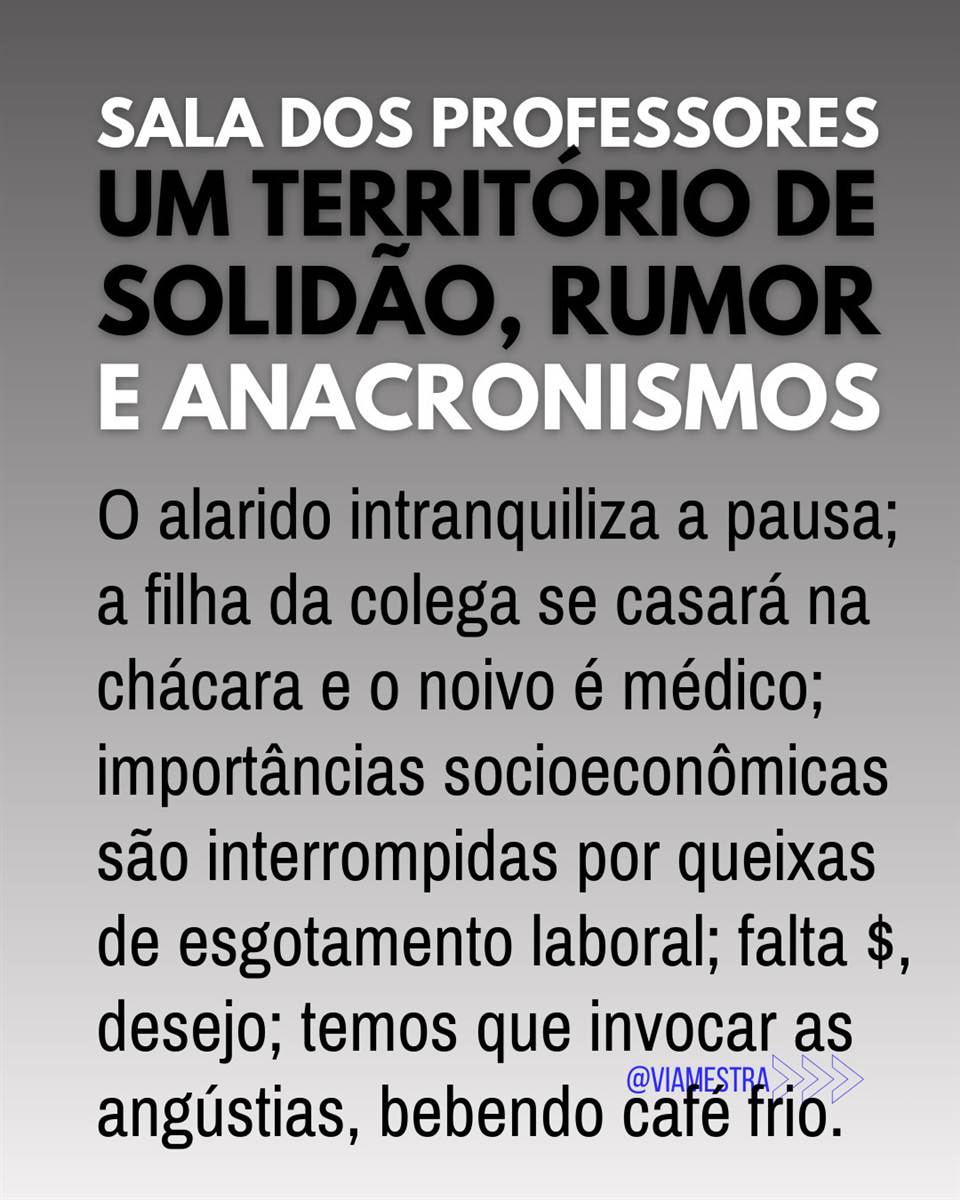 A Síndrome do Esgotamento Laboral ou simplesmente Burnout é uma psicopatologia que representa o estado final de diferentes formas de estresse no ambiente de trabalho. É impossível pensar ou falar na Educação, sem considerar o esgotamento laboral dos educadores. (8/10)