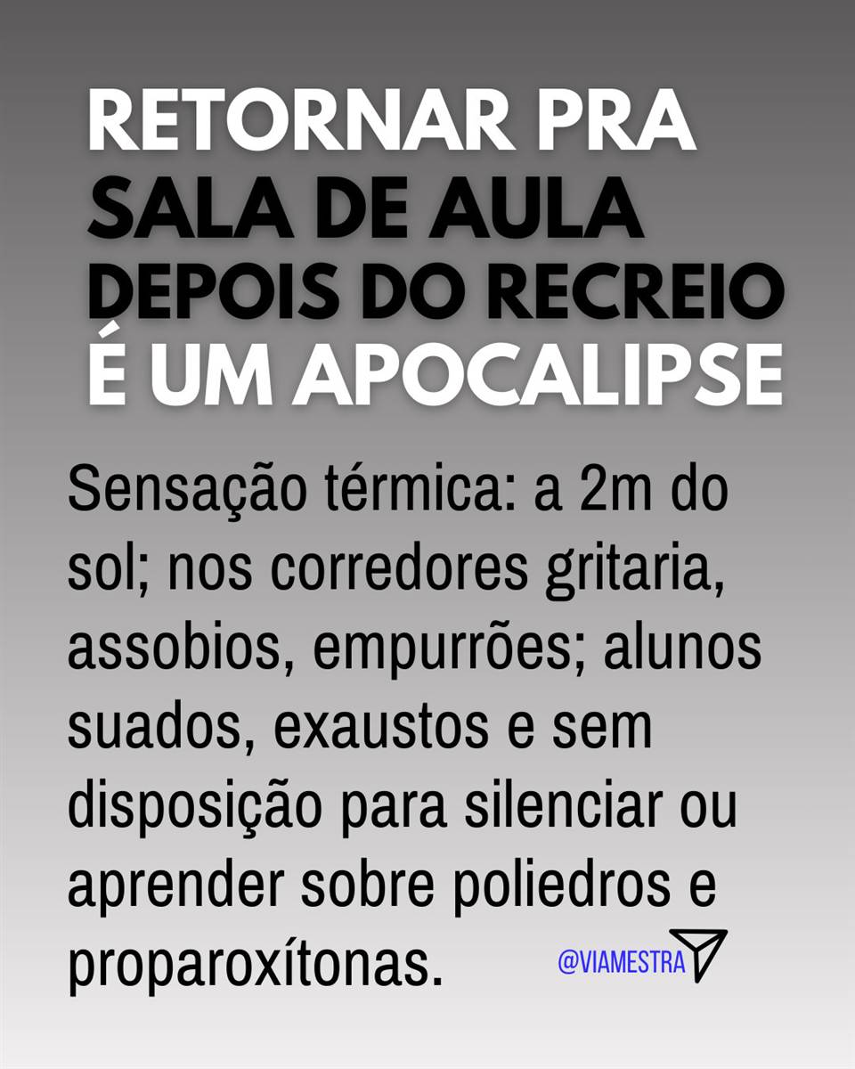 A Síndrome do Esgotamento Laboral ou simplesmente Burnout é uma psicopatologia que representa o estado final de diferentes formas de estresse no ambiente de trabalho. É impossível pensar ou falar na Educação, sem considerar o esgotamento laboral dos educadores. (10/10)
