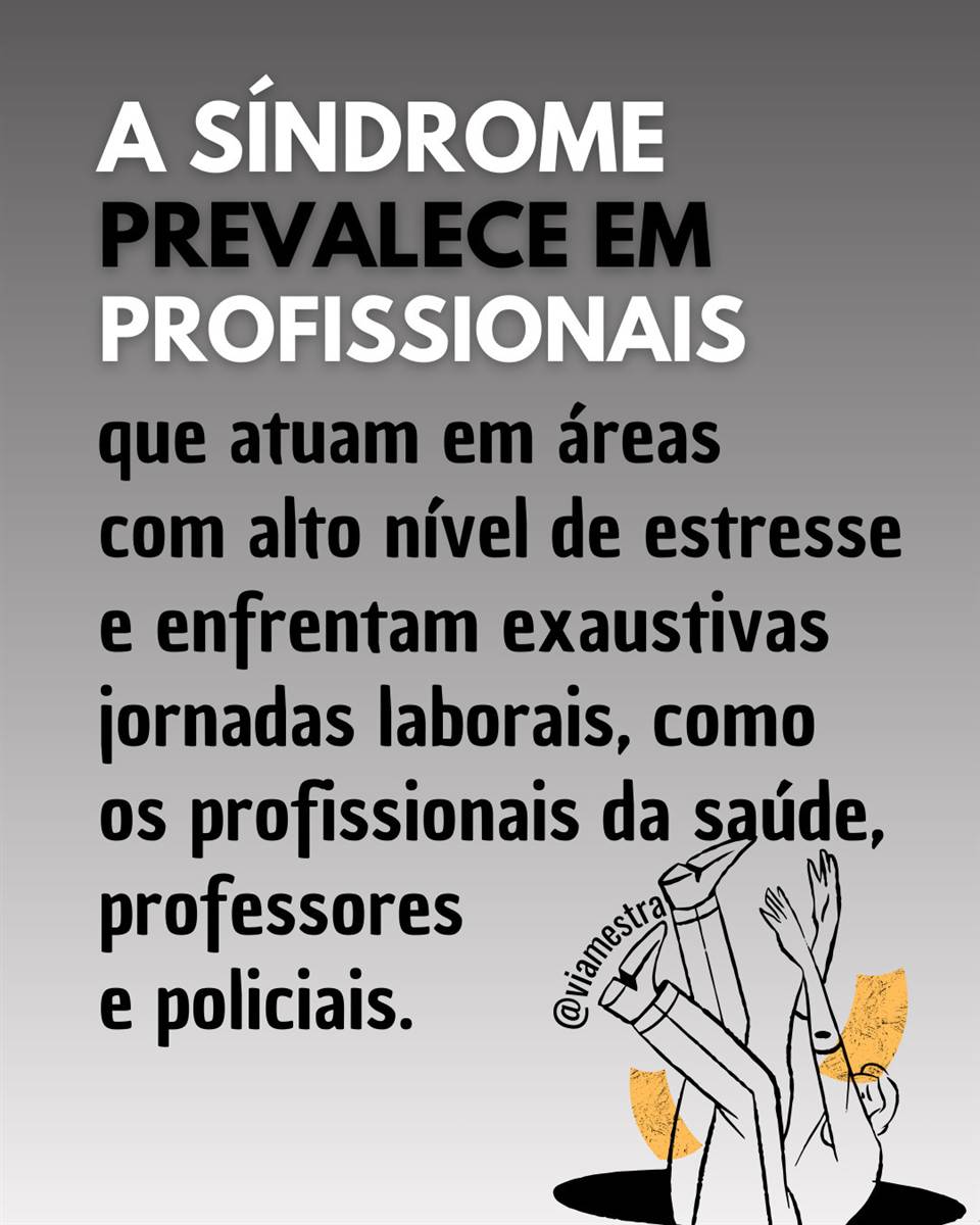 No dia 1º de janeiro de 2022, a Organização Mundial da Saúde (OMS) colocou a síndrome de Burnout na lista das doenças ocupacionais. No Brasil, a doença recebeu o código QD85, dentro da CID-11 (Classificação Estatística Internacional de Doenças e Problemas Relacionados à Saúde). Mas, o que isso significa? Que a síndrome do esgotamento profissional, como é mais conhecida por aqui, passou de estresse comum a uma psicopatologia de problemas de saúde que o trabalhador pode ser acometido no ambiente de trabalho, afetando, assim, a sua saúde física e mental. (7/10)