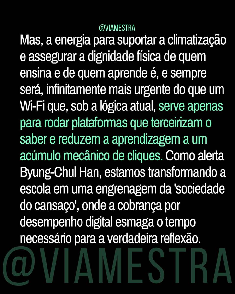 Censo 2025 e a escola conectada: a quem serve esse wi-fi quando os donos das plataformas ocupam o poder público? (5/10)
