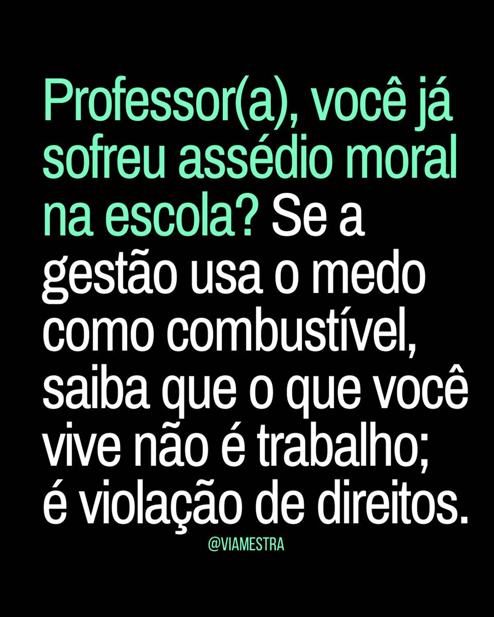 O mapa do assédio moral na escola (2/4) (1/10)