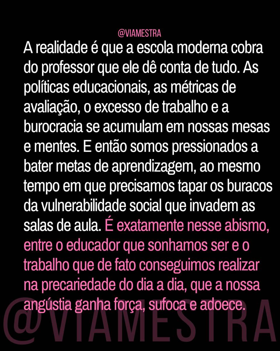 A Via dos mestres: união docente e a ética do cuidado como resistência (4/10)