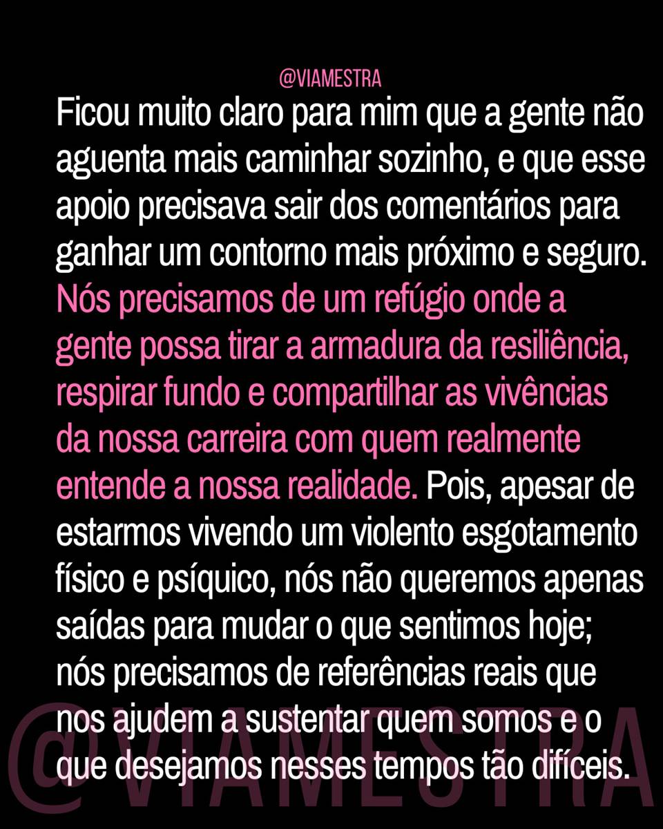 A Via dos mestres: união docente e a ética do cuidado como resistência (9/10)