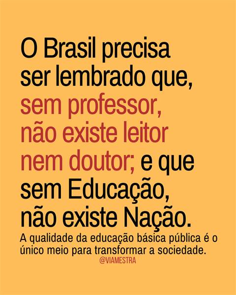 Segunda-feira é dia de postar trechos da minha coluna no @jornaldacidadegv onde escrevo sobre o adoecimento docente e o mal-estar escolar. Segue a segunda parte do texto “LEMBRETE AOS DESMEMORIADOS: SEM PROFESSOR NÃO EXISTE LEITOR NEM DOUTOR”