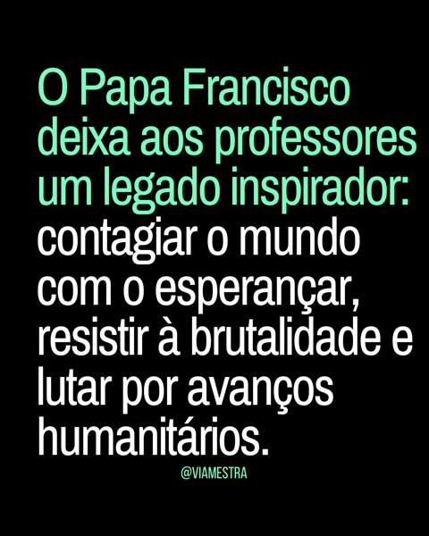Os profetas partem, restam os professores