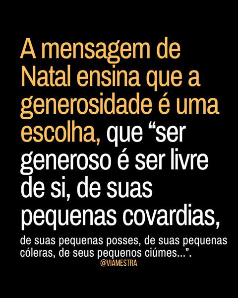 Natal não é para ser teórico