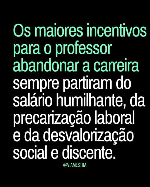 Toda segunda posto trechos da coluna no jornal, onde escrevo sobre o mal-estar docente e escolar. E hoje continuo a discussão sobre o apagão de professores, profetizado para o Brasil até o ano de 2040.