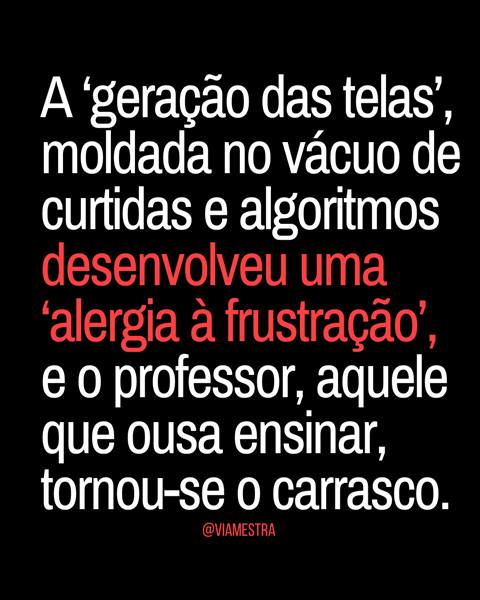 Quando o saber escolar não encontra eco na geração das telas – Parte 1