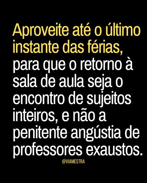 Descanso até o fim