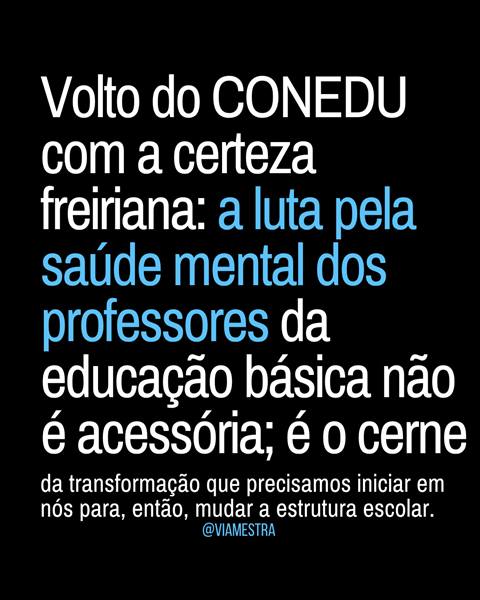 Conedu: ressonâncias de uma primeira imersão