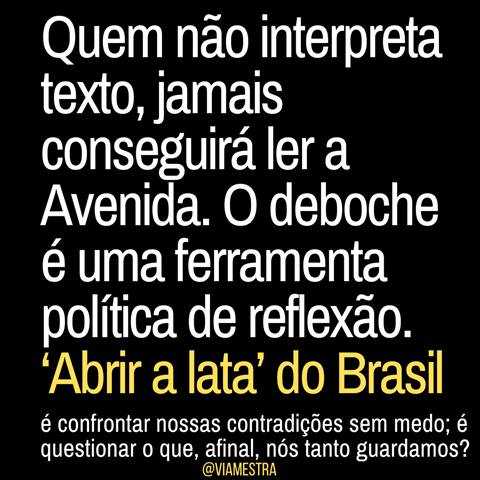 Quebrei o protocolo da nossa segunda-feira, eu sei. Mas há momentos em que o descanso não é apenas um intervalo, é poder viver longe das redes e das burocracias laborais. Desligar as demandas, sair do modo "produção" e apenas descansar o lombo e a mente, algo que nós, educadores, muitas vezes negligenciamos. E, pensando bem, talvez não haja dia mais simbólico que esta Quarta-feira de Cinzas, quando a poeira baixa e a euforia dá lugar à reflexão, para trazermos à tona uma análise mais sóbria sobre tudo o que acabamos de ver na avenida.